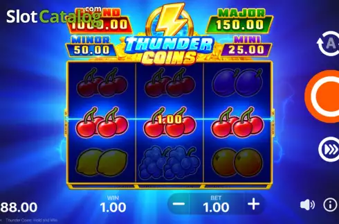 Скрин4. Thunder Coins (Playson) слот