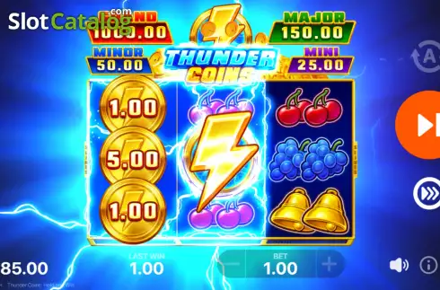 Скрин6. Thunder Coins (Playson) слот