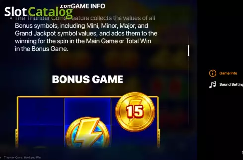 Скрин8. Thunder Coins (Playson) слот