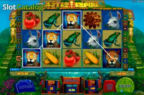 Скрин8. Aztec Empire (Playson) слот