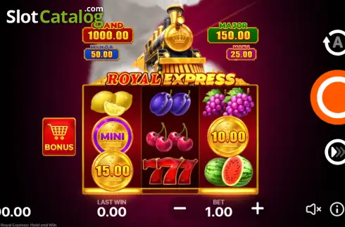 Скрин2. Royal Express слот