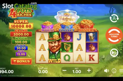 Скрин2. 4 Pots Riches: Hold and Win слот