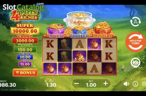 Скрин5. 4 Pots Riches: Hold and Win слот