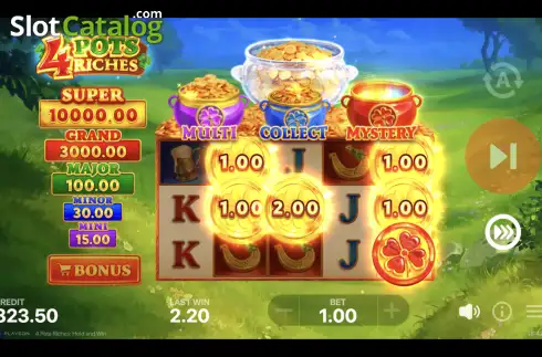 Скрин6. 4 Pots Riches: Hold and Win слот
