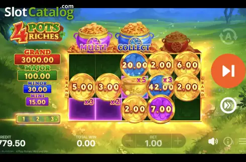 Скрин8. 4 Pots Riches: Hold and Win слот