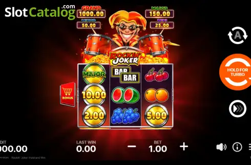 Скрин2. Rockin' Joker: Hold and Win слот