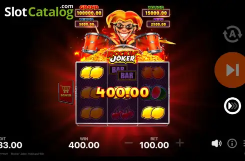 Скрин3. Rockin' Joker: Hold and Win слот