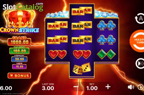 Скрин2. Crown Strike: Hold and Win слот