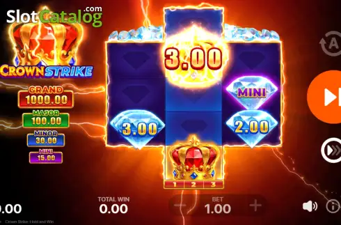 Скрин3. Crown Strike: Hold and Win слот