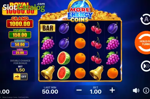Скрин2. More Energy Coins: Hold and Win слот