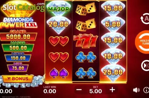 Скрин2. Diamonds Power XXL: Hold and Win слот