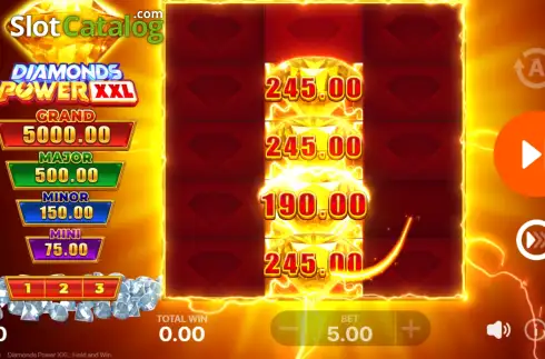 Скрин3. Diamonds Power XXL: Hold and Win слот