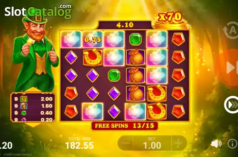 Скрин3. x1000 Golden Penny 2 слот