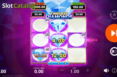 Скрин3. Timeless Diamonds слот