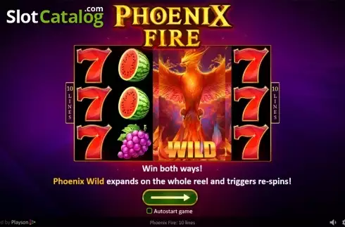 Скрин2. Phoenix Fire слот