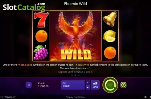 Скрин8. Phoenix Fire слот