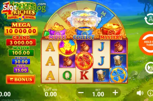 Скрин2. 4 Pots Riches: SuperWheel слот