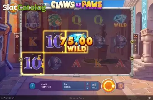 Скрин5. Claws vs Paws слот