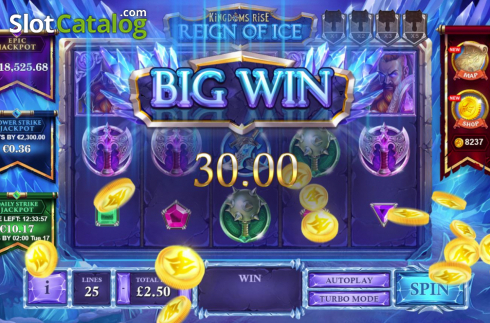 Скрин5. Kingdoms Rise: Reign of Ice слот