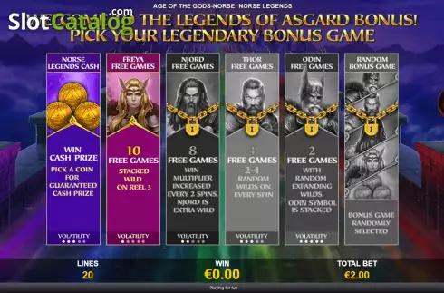 Скрин8. Age of the Gods Norse Norse Legends слот