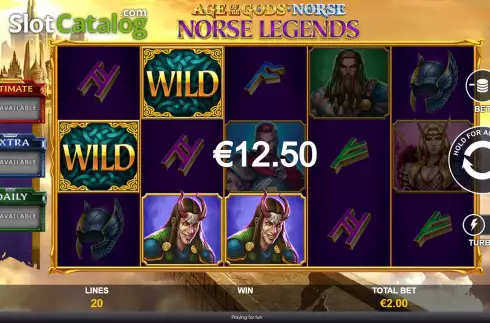 Скрин4. Age of the Gods Norse Norse Legends слот