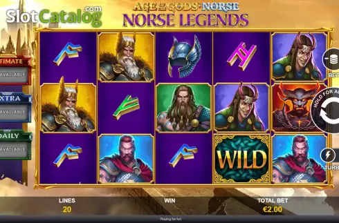 Скрин3. Age of the Gods Norse Norse Legends слот