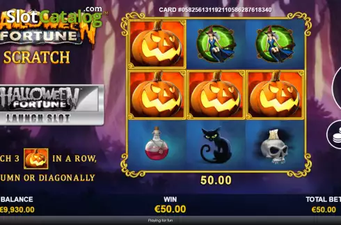 Скрин4. Halloween Fortune Scratch слот