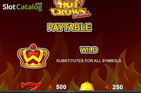 Скрин5. Hot Crown Deluxe слот