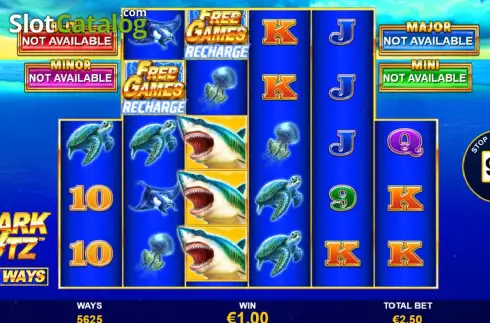 Скрин3. Shark Blitz слот