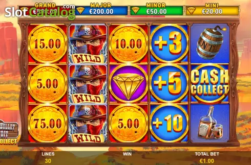 Скрин2. Cash Collect Silver Bullet Bandit слот