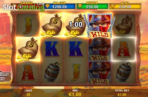 Скрин3. Cash Collect Silver Bullet Bandit слот