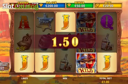 Скрин4. Cash Collect Silver Bullet Bandit слот