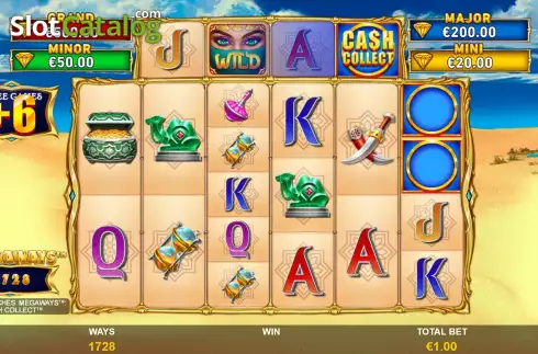 Скрин9. Cash Collect Sahara Riches Megaways слот