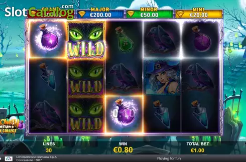 Скрин3. Halloween Fortune Cash Collect слот
