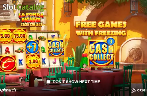 Скрин2. La Fonda Picante Cash Collect слот
