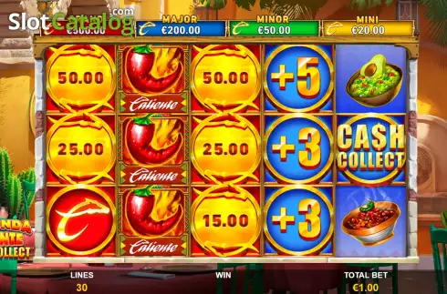 Скрин3. La Fonda Picante Cash Collect слот