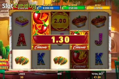 Скрин4. La Fonda Picante Cash Collect слот