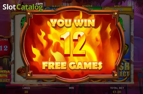 Скрин9. La Fonda Picante Cash Collect слот