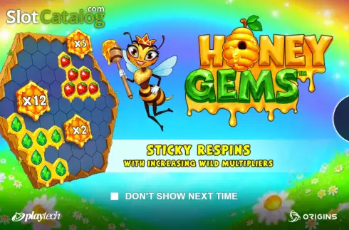 Скрин2. Honey Gems слот