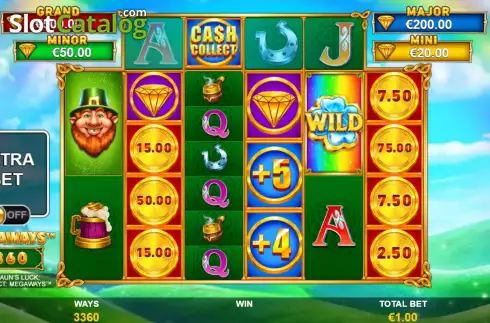 Скрин2. Leprechaun’s Luck Cash Collect MegaWays Christmas слот