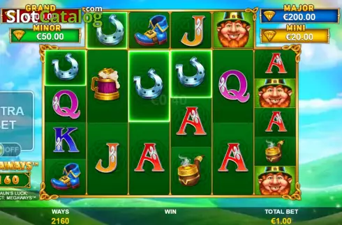Скрин3. Leprechaun’s Luck Cash Collect MegaWays Christmas слот