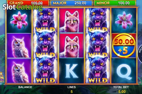 Скрин2. Panther Moon: Bonus Lines слот