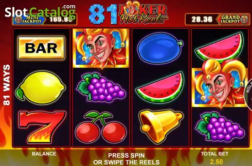 Скрин2. Joker Hot Reels 81 слот