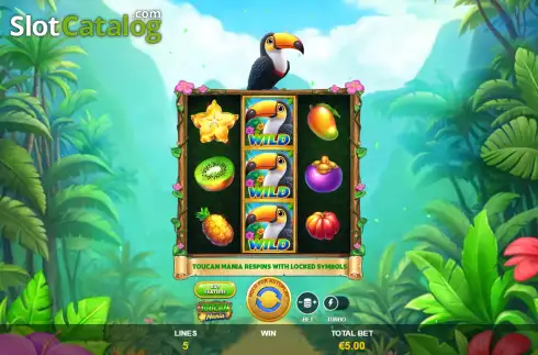 Скрин2. Toucan Mania слот