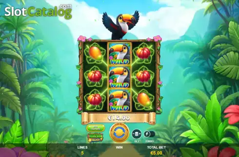 Скрин3. Toucan Mania слот