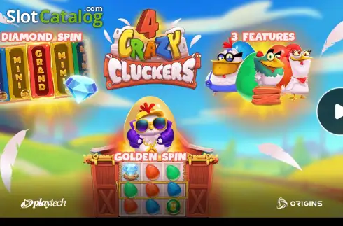 Скрин2. 4 Crazy Cluckers слот
