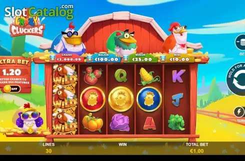 Скрин3. 4 Crazy Cluckers слот