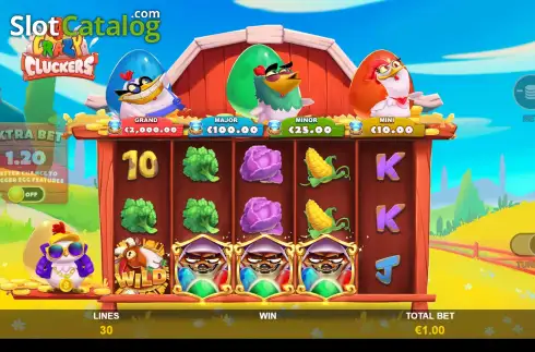 Скрин6. 4 Crazy Cluckers слот