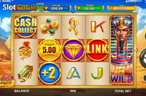 Скрин2. King Of Giza Mega Cash Collect And Link слот