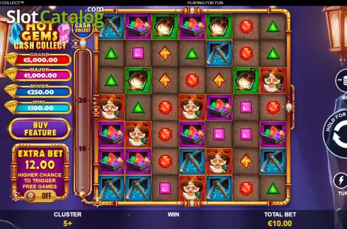 Скрин2. Hot Gems Cash Collect слот